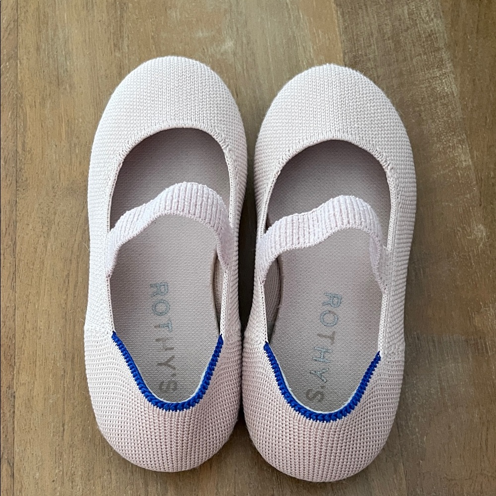 Rothy's Light Pink Kids Dress Shoes